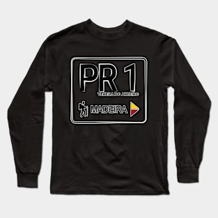 Madeira Island PR1 VEREDA DO AREEIRO logo Long Sleeve T-Shirt